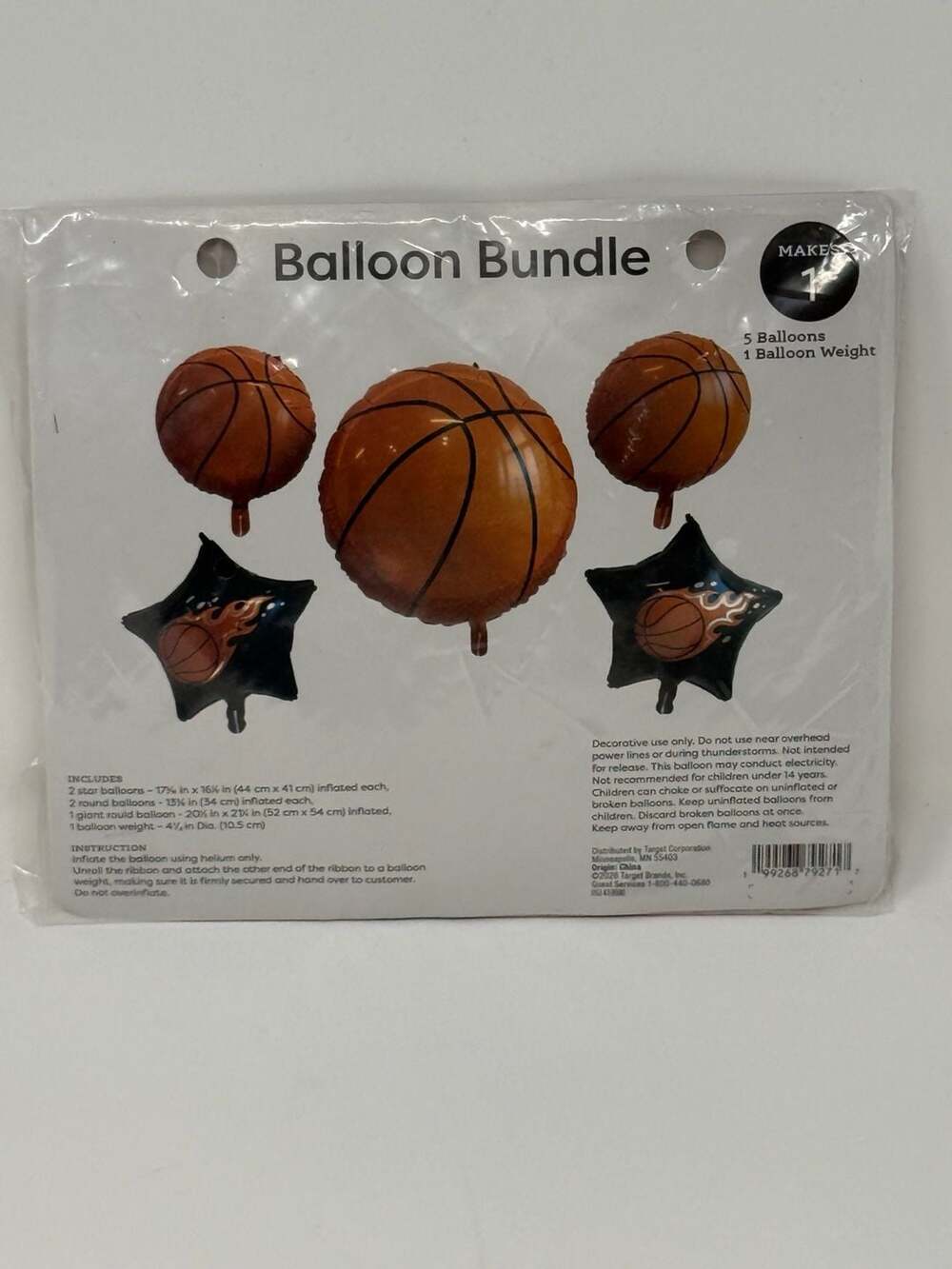 Target Basketball Balloon Bundle